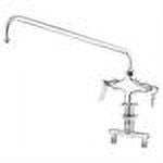 2-Handle Kitchen Faucet with 12 Swing Nozzle in Chrome
