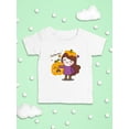 thumbnail image 3 of Cute Pumpkin Hat Girl T-Shirt Infant -Image by Shutterstock,  12 Months, 3 of 4