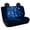 Blue Smoke Wolf Butterfly Decoration, variant on CHAQLIN Eagle Union Jack, Non-Slip Replacement Back Seat Protectors Set of 2 Waterproof All Weather Car Rear Bench Seat Cover for Auto Car Interior