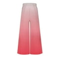 thumbnail image 5 of FRSASU Women Fashionable and Comfortable Gradient Colored Pants with Pockets Wide Leg High Waisted Flowy Pants for Women, 5 of 5