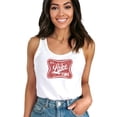 thumbnail image 4 of It's Lake Time Tank Top for Women and Teens Distressed Vintage Summer Shirt White Tank Top X-Large, 4 of 5