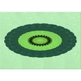 thumbnail image 1 of Ahgly Company Indoor Rectangle Patterned Light Green Area Rugs, 2' x 3', 1 of 6
