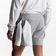 thumbnail image 7 of LYMAYTER M-4XL Men Sweat Shorts Quick-Dry Woven Shorts Casual Lightweight Breathable Athletic Shorts, 7 of 7