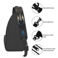 thumbnail image 4 of Lsque Tribal Style Raccoon Pattern Cross Chest Bag Diagonally – Premium Durable Front Chest Sling with Adjustable Padded Strap, High-Capacity Storage, 4 of 8
