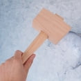 thumbnail image 2 of STRANDCHIC Ergonomic Beech Wood Ice Mallet for Bar and Home, Cocktail Muddler Tool, 1 Piece Kitchen Accessory, 2 of 6
