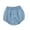 1-Sky Blue50, variant on Newborn Girls Summer Denim Shorts Elastic Waist Pocket Diaper Cover Pull On Bloomers