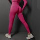 thumbnail image 1 of MKLEKYY Leggings deportivos para mujer, nuevos pantalones de yoga ajustados de punto sin costuras color melocotón para mujer, cintura alta y pantalones para correr y fitness 5049, 1 of 4