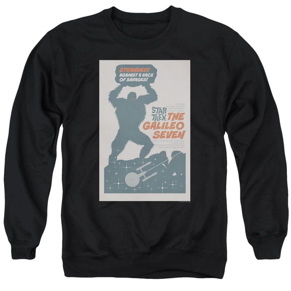 Star Trek Tos Episode 16 Adult Crewneck Sweatshirt Black