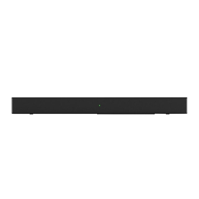barra de sonido tcl 2.0 dolby audio ts3100 Barra de sonido negra, vista frontal centrada con rejilla textil y LED verde en el centro; especificada en 80W con Dolby Audio y Bluetooth, diseñada para complementar un teatro en casa o televisor en sala; también suele usarse para mejorar audio en setups de entretenimiento compacto.