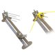 thumbnail image 2 of TFixol-pulseras con marco trenzado de Metal, cordón de paracaídas tejedor, puño de mono, tejido, 2 of 6