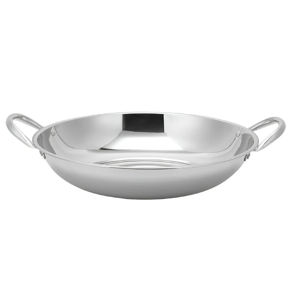 ACDANC Stainless Steel Pot Metal Pans for Cooking Small Pots Nonstick Saute with Lid Chafing Dishes Frying Paella