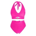 thumbnail image 7 of Afdoent Bikini Sets For Women High Waisted Push Up Two Piece Swimsuits Vintage Retro Ruched Print Bikini Set Vintage Swimwear, 7 of 7