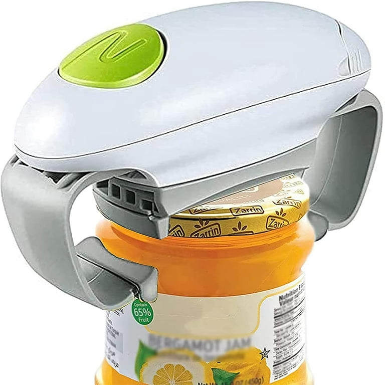 Electric Jar Opener, Kitchen Gadget Strong Tough Automatic Jar Opener For  New Sealed Jars,The Hands Free Jar Opener with Less Effort to Open 