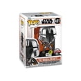 thumbnail image 2 of Funko Pop Glow Metalico Exclusivo Star Wars The Mandalorian: Mando con Sable Oscuro Funko Funko Pop, 2 of 3