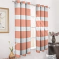 thumbnail image 3 of Colorful Stripes 2 Panels Blackout Curtains for Bedroom Living Room Drapes Kitchen Room Window Blackout Curtain Grommet, 3 of 6