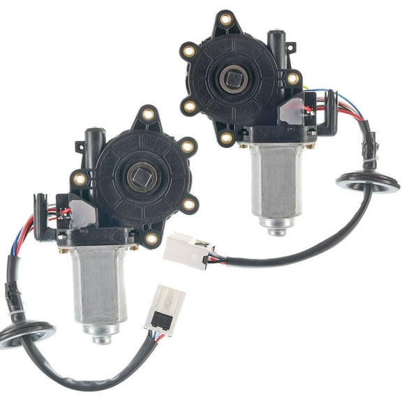 A-Premium Anti-Clip Power Window Lift Motor Compatible with Nissan 350Z 2003-2009 Infiniti G35 Coupe Front Left and Right 2-PC Set