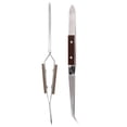 thumbnail image 1 of Shisuyan Tweezers Wood 2Pcs 6.4X0.9In, 1 of 8