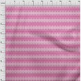 thumbnail image 3 of oneOone Cotton Poplin Fabric Floral & Chevron Block Printed Fabric 1 Yard 42 Inch Wide, 3 of 4