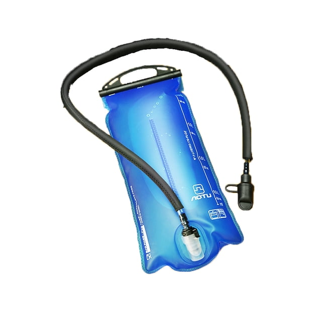 Hydration Bladder, Leak Proof Outdoor Water Reservoir, Bpa Free Tpu Material, 2L Large Opening For Easy Cleaning, Quick Release Tube With Shutoff Valve For Running, Cycling, Hiking