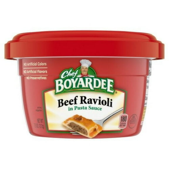 Chef Boyardee Pasta Mini Ravioli Beef In Tomato & Meat Sauce