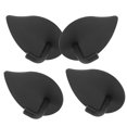 thumbnail image 1 of unbranded 4Ud De Pared Negros En Inoxidable Para Colgar Toallas Y Utensilios, 1 of 7