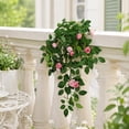 thumbnail image 5 of Fake Vines Artificial Hanging Daisies Garland, Realistic Faux Silkly Flowers Greenery with Flexible Stems, Fade Resistant for Indoor Outdoor Home Garden Balcony Porch Wall Decor, 5 of 6