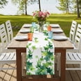 thumbnail image 4 of Table Runners 72 Inches Long Dress Scarves, Country Leaves Farmhouse Kitchen/Dining Table Runner, Coffee Tablerunners, Watercolor Green Leaf Branches Vine Botanical 13x72 Inch, 4 of 9
