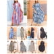thumbnail image 4 of Vestido largo suelto con botones para mujer Vestido camisero con bolsillos Playa, 4 of 7