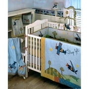Sumersault - Puppy Plane 4-Piece Crib Set