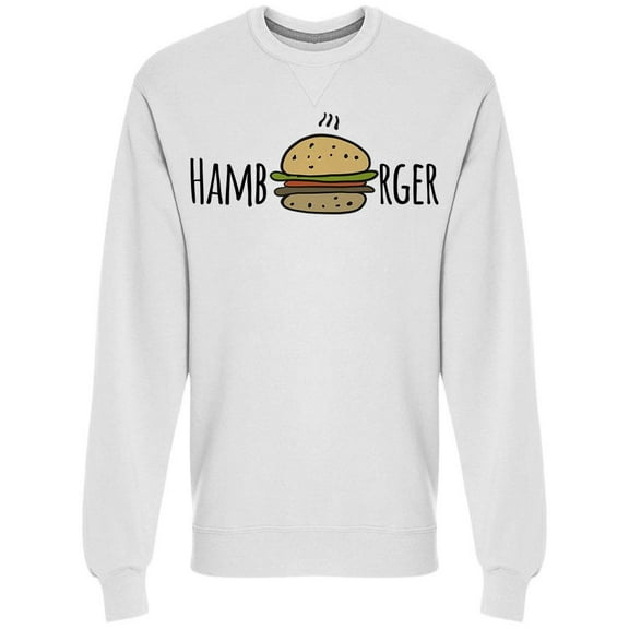 Hamburger Logo Sweatshirt Men's -Image by Shutterstock