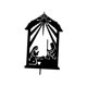 thumbnail image 4 of Brocheta de silueta de Belén navideño, decoración de césped, estaca de metal versátil para exteriores para pasillo, entrada, decoración de parque infa Estilo B, 4 of 8