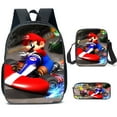 thumbnail image 1 of New cartoon SuperMario school bag three-piece set for primary and secondary school students, 1 of 1