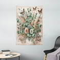 thumbnail image 2 of Ambesonne Floral Eucalyptus Tapestry Wall Hanging, Boho Wild Abloom, 40"x60", Pale Rose Laurel Green, 2 of 3