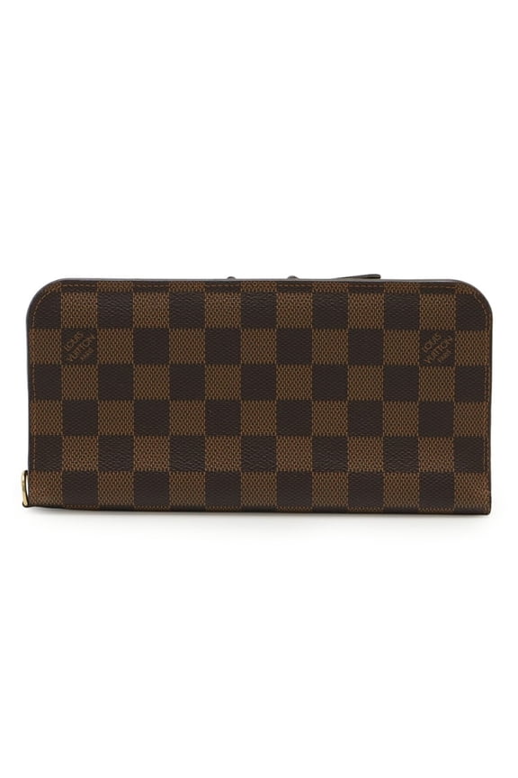 Pre-Owned LOUIS VUITTON Damier Portefeuille Ansolite Bi-fold Long Wallet N63071 (Good)
