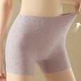 thumbnail image 4 of Blmnix Tummy Control Underwear Womens High Waisted Seamless Boxer Briefs Briefs Purple Womens Boyshorts Underwear, 4 of 9