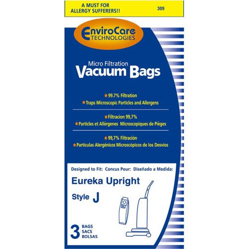 [3] Eureka Allergy Style J Vacuum Bags, Athena, Boss Power Upright