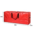 thumbnail image 2 of Bolsa de almacenamiento Sattiyrch para árbol de Navidad 7,5 pies impermeable color rojo, 2 of 4