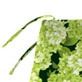thumbnail image 5 of Jordan Manufacturing 36" x 16" Hydrangea Forest Green Floral Rectangular Outdoor Settee Swing Bench Cushion with Ties, 5 of 10