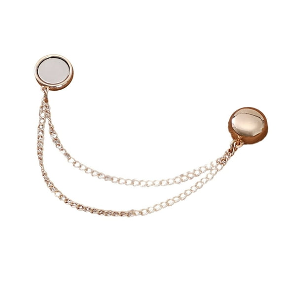 Yokua Magnetic Buckle Fashion Jewelry for Women Sweater Shawl Clips Long Chain