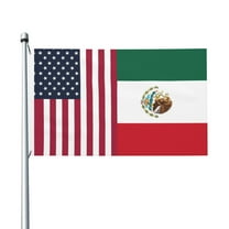 America Mexico Flag Flags 3 X 5 Foot Printed Bright And Vivid Colors Flag With Two Grommets