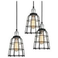 thumbnail image 3 of Woodbridge Lighting Fulton ST64 5-Light Metal Chandelier in Chrome/Bronze, 3 of 4