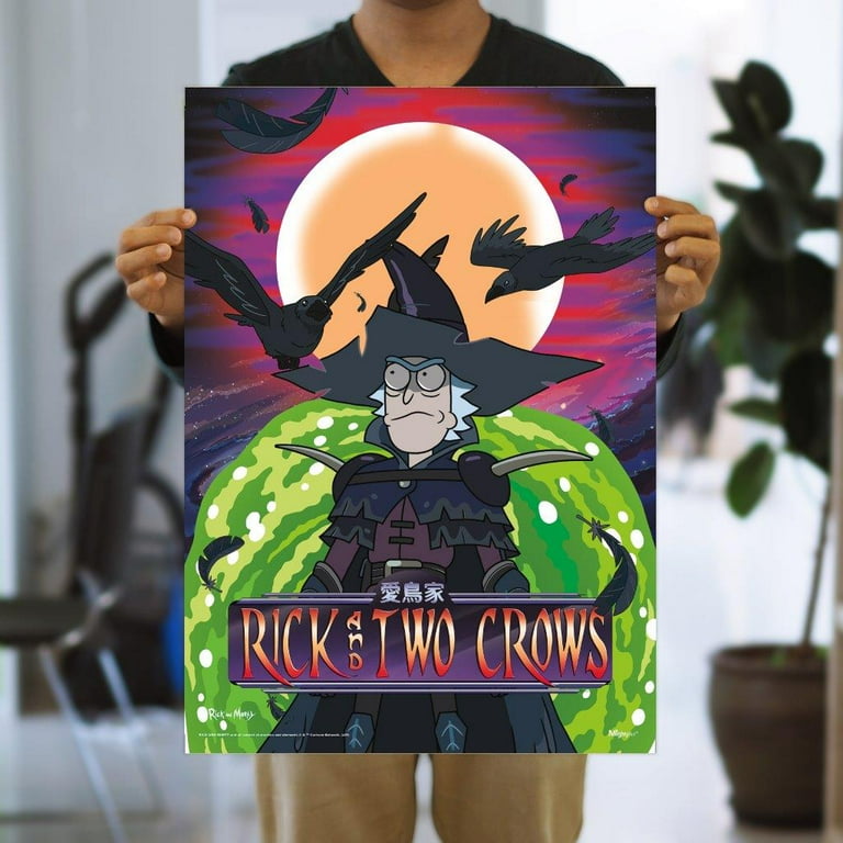 Rick and Morty (Rick and Two Crows) MightyPrint™ Wall Art