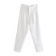 thumbnail image 1 of Pantalones TRAF para mujer, pantalones negros Beige de cintura alta para mujer, ropa de oficina, ropa de calle, pantalones Y2k, pantalones de moda para mujer primavera 2022 Tan Jianjun unisex, 1 of 2