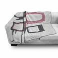 thumbnail image 3 of TV Show Soft Flannel Fleece Throw Blanket, Retro Entertainment Old Fashioned Televisions in Pastel Tones, Cozy Plush for Indoor and Outdoor Use, 60" x 80", Pink Blue Grey, by Ambesonne, 3 of 6