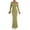 Green, variant on Pretty Comy Women Long Sleeve Bodycon Square Neck Maxi Dress Long Dress Cocktails Party Dress Ribbed Fitted