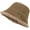 Khaki, variant on Women Winter Sherpa Lined Corduroy Bucket Hat Fishing Hiking Outdoor Fisherman Snow Cap