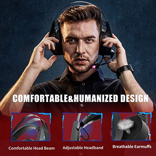 YOTMS Gaming Headset for PS4, PS5, PC 