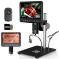 thumbnail image 1 of BEBANG Microscopio de Monedas de 7" para Adultos y Niños, microscopio Digital LCD con 10 Luces LED, Vista por PC, 1 of 7