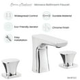 thumbnail image 4 of Monaco 8 in. Widespread, 2-Handle, Bathroom Faucet in Chrome, 4 of 8