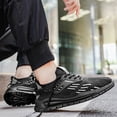 thumbnail image 6 of Mens Sneakers Mesh Sneakers Running Shoes Casual Footwear Slip On Lightweight For Men Daily Sports Wear ,Us Size:7.5, 6 of 9